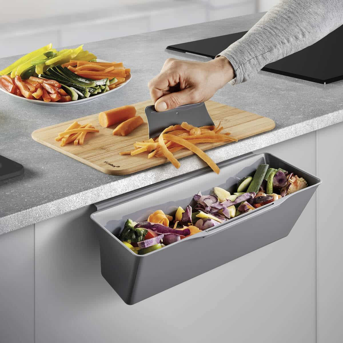 Auffangschale Küchenabfälle Metaltex Cleantex 1