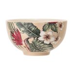 Exotik zum Frühstück: Bloomingville Aruba Müslischale Blumenmuster – Buntes Blumenmeer trifft Vogelgesang