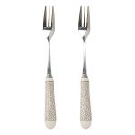 Sonnige Eleganz für Ihre Tafel: Bloomingville Cecile Set Serviergabeln im 2er-Set