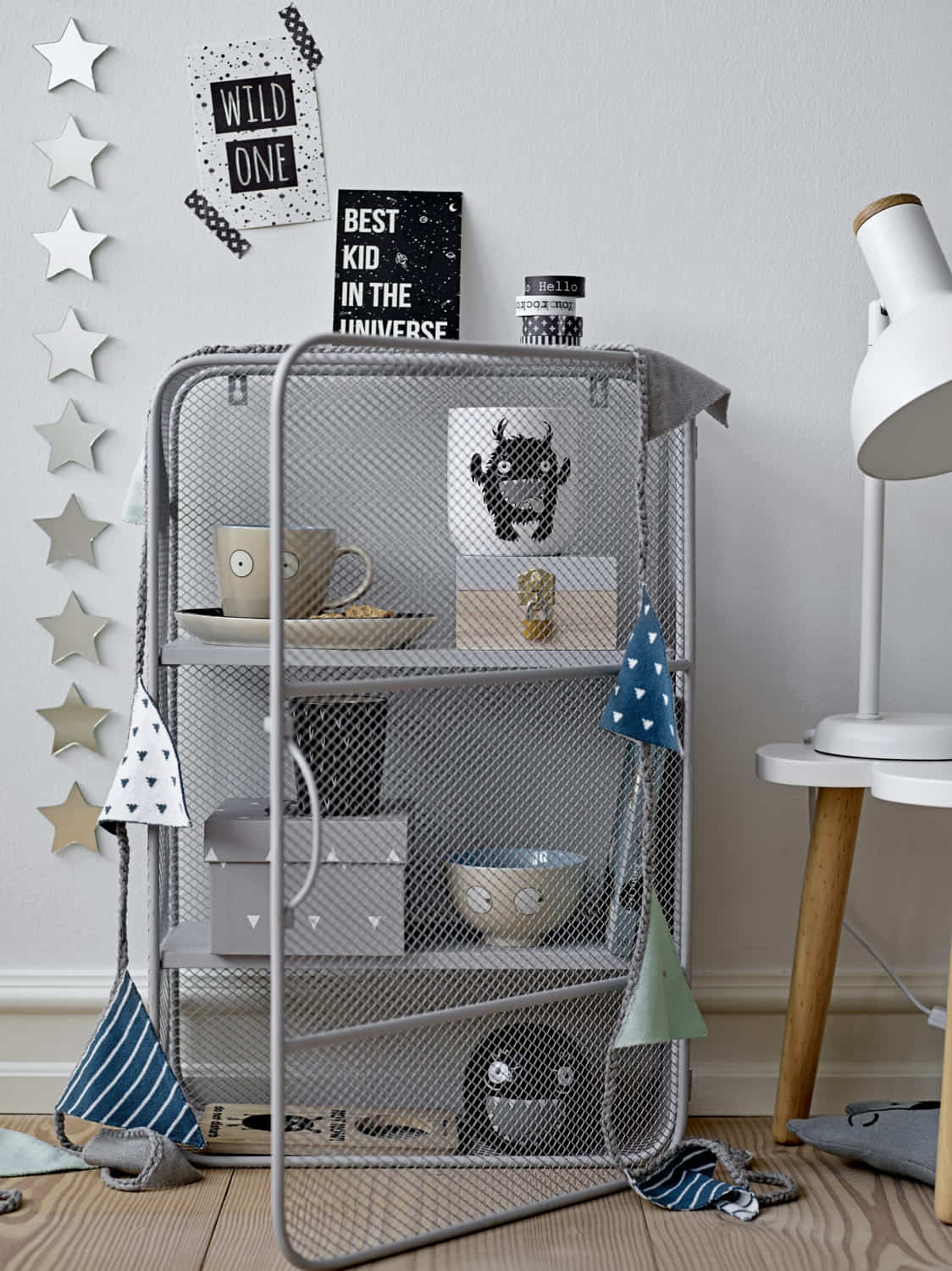 Bloomingville Christian Becher Steingut beige Motiv