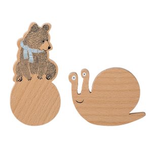 Bloomingville Kinder Garderobenhaken Buche