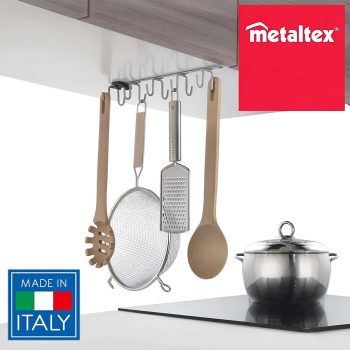 Küchenleiste ohne bohren Metaltex MyHooks 2