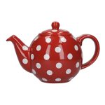 Rot und unwiderstehlich: Ihre Teekanne London Pottery Globe Dots für perfekten Teegenuss